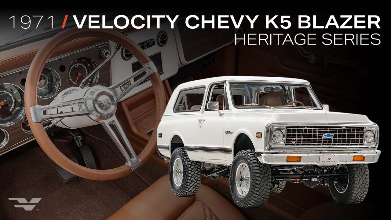 1971 Classic Chevy K5 Blazer 4x4 in White | Velocity Heritage Series | PO#00277