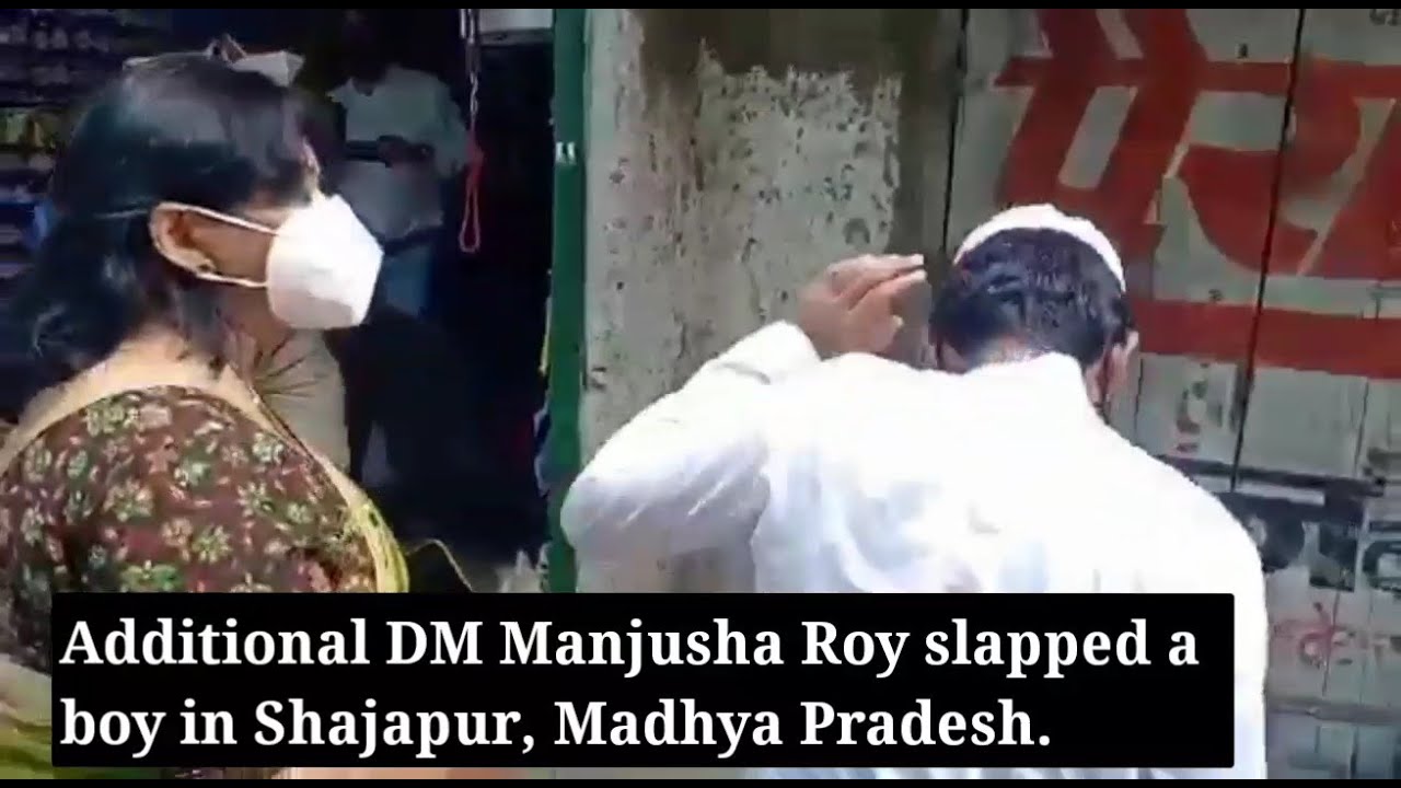 The Headline: Shajapur, MP.Additional DM Manjusha Roy slapped a boy.