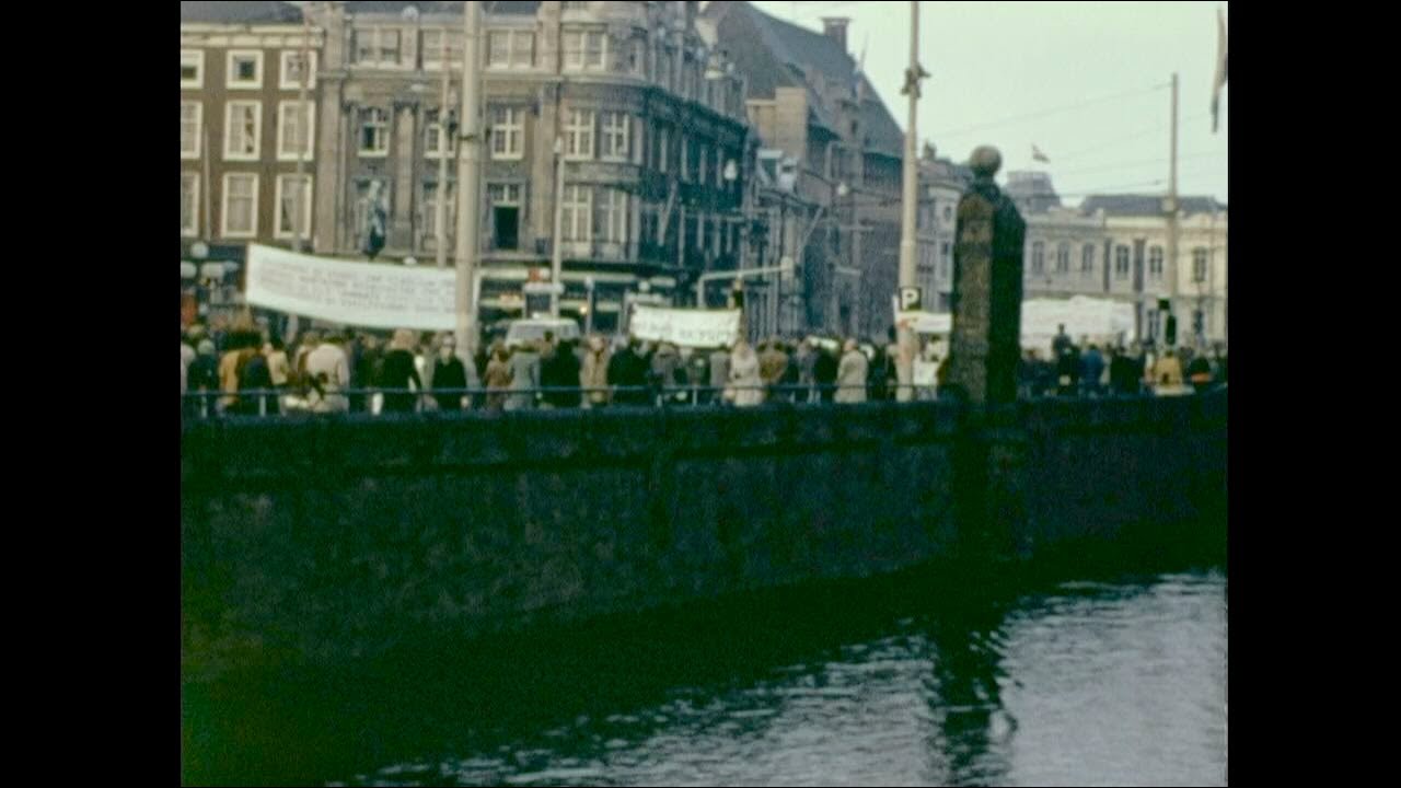 Onderwijsprotest 1971 - Demonstratie op het Binnenhof