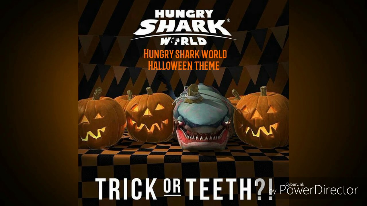 Hungry Shark World Halloween Theme