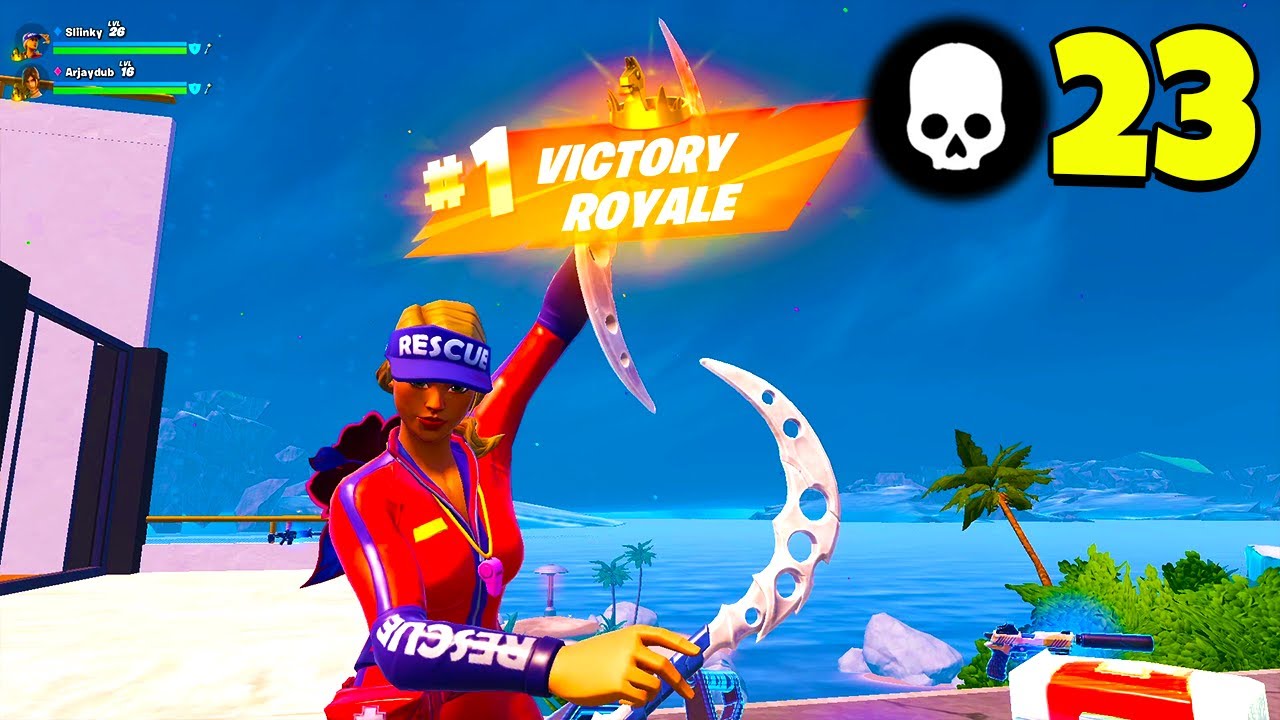 High Elimination RANKED Duo Win Gameplay (Fortnite Chapter 4 Season 4 Zero Build)