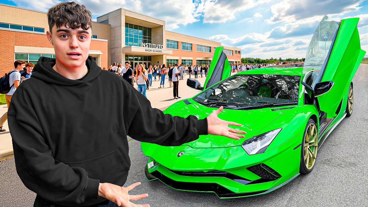 Sorprendí a mi Hermano en su Colegio con el Coche de sus Sueños