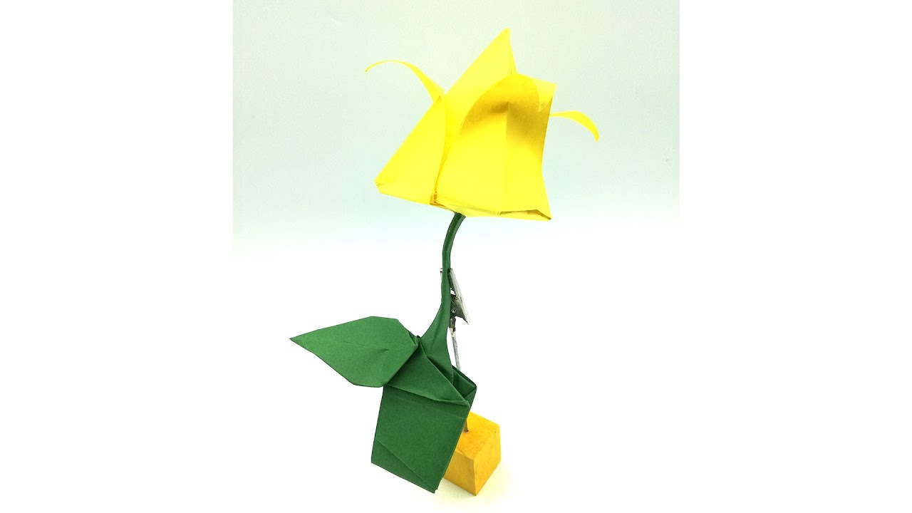 Fleur de Tulipe en Origami
