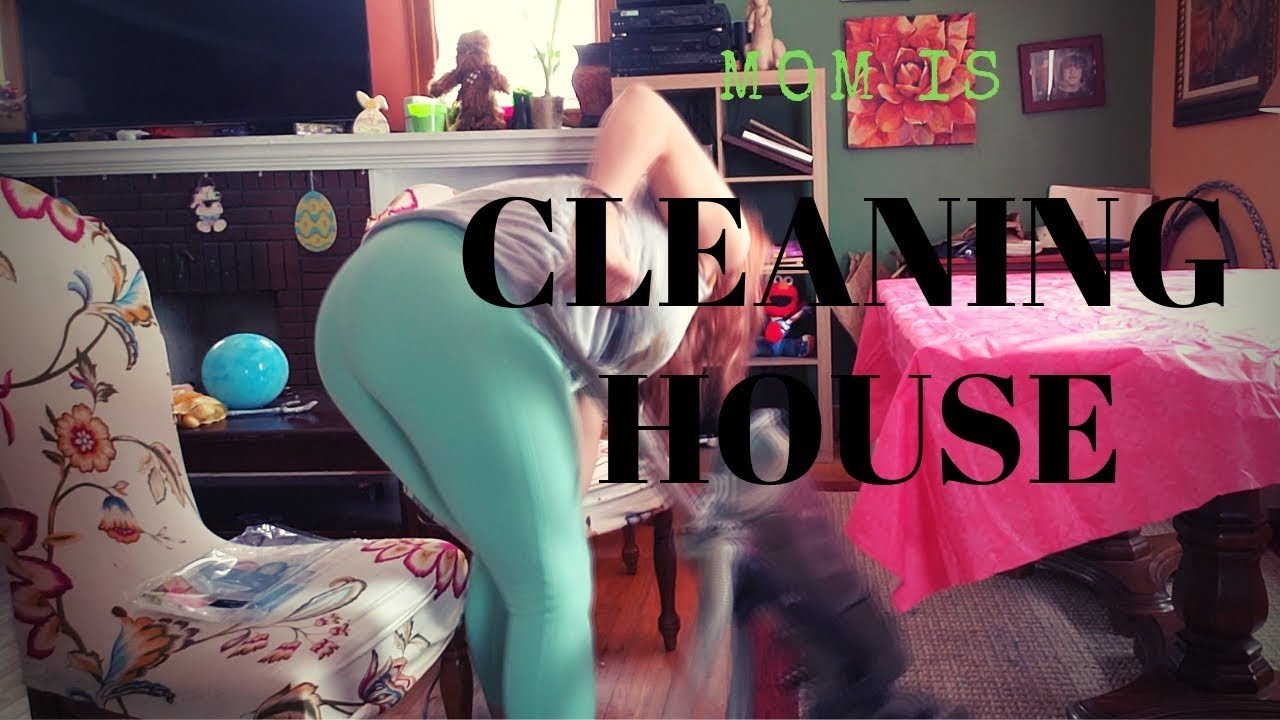 Mom's Cleaning the Living Room