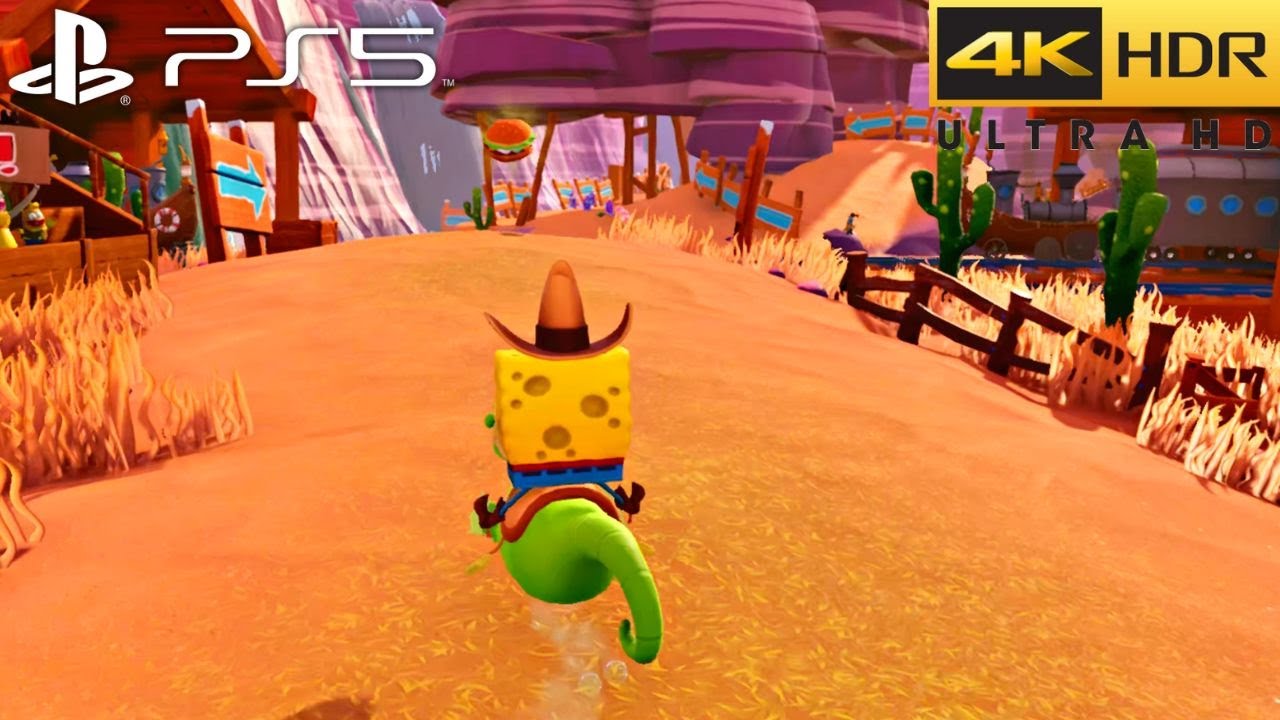 SpongeBob SquarePants The Cosmic Shake (PS5) 4K 60FPS HDR Gameplay - (100% Full Game)