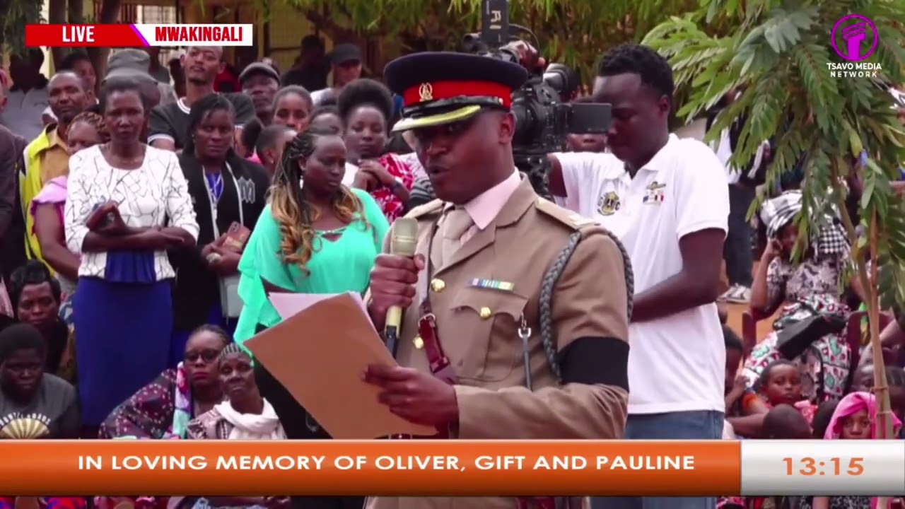Message of condolences from KDF Nyali Barracks to family of the late Corporal Oliver Mwawasi