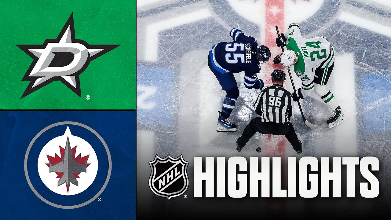 NHL Highlights | Stars vs. Jets | October 09, 2025