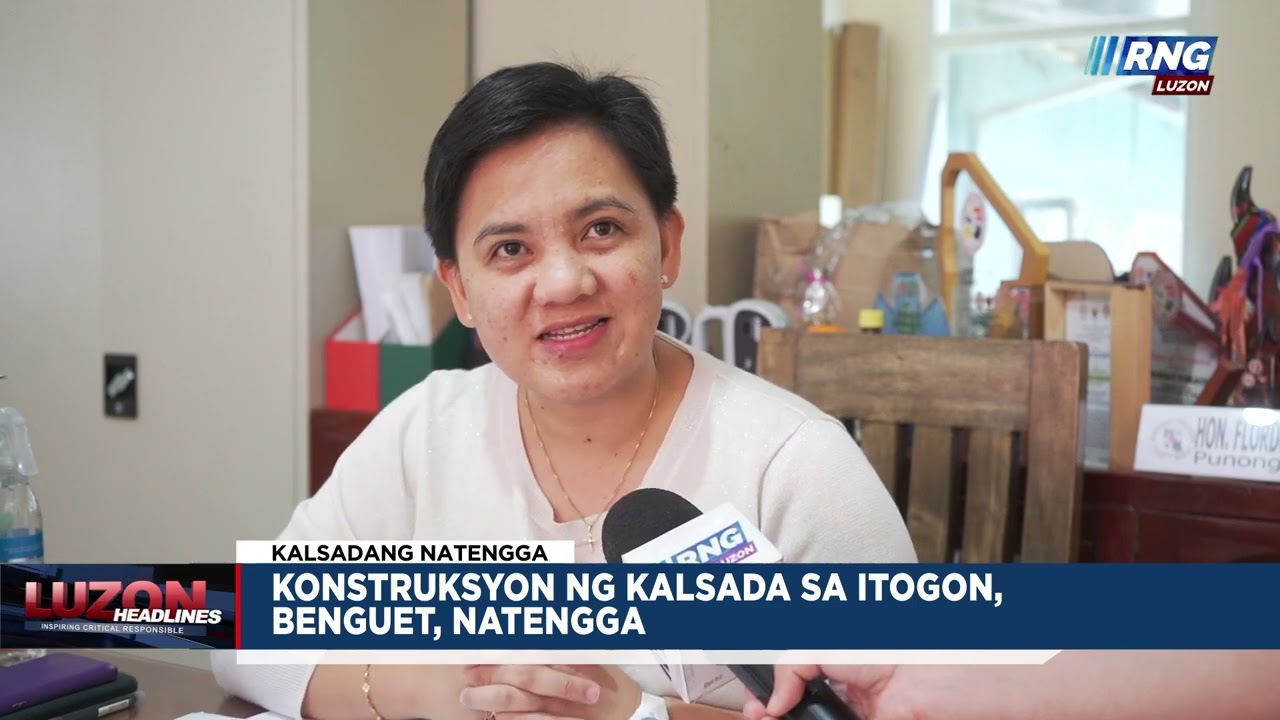 Konstruksyon ng kalsada sa Itogon, Benguet, natengga | Luzon Headlines