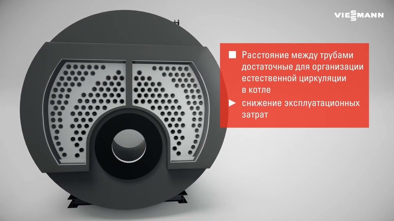 Компания Viessmann Vitomax Ролик в 3D графике