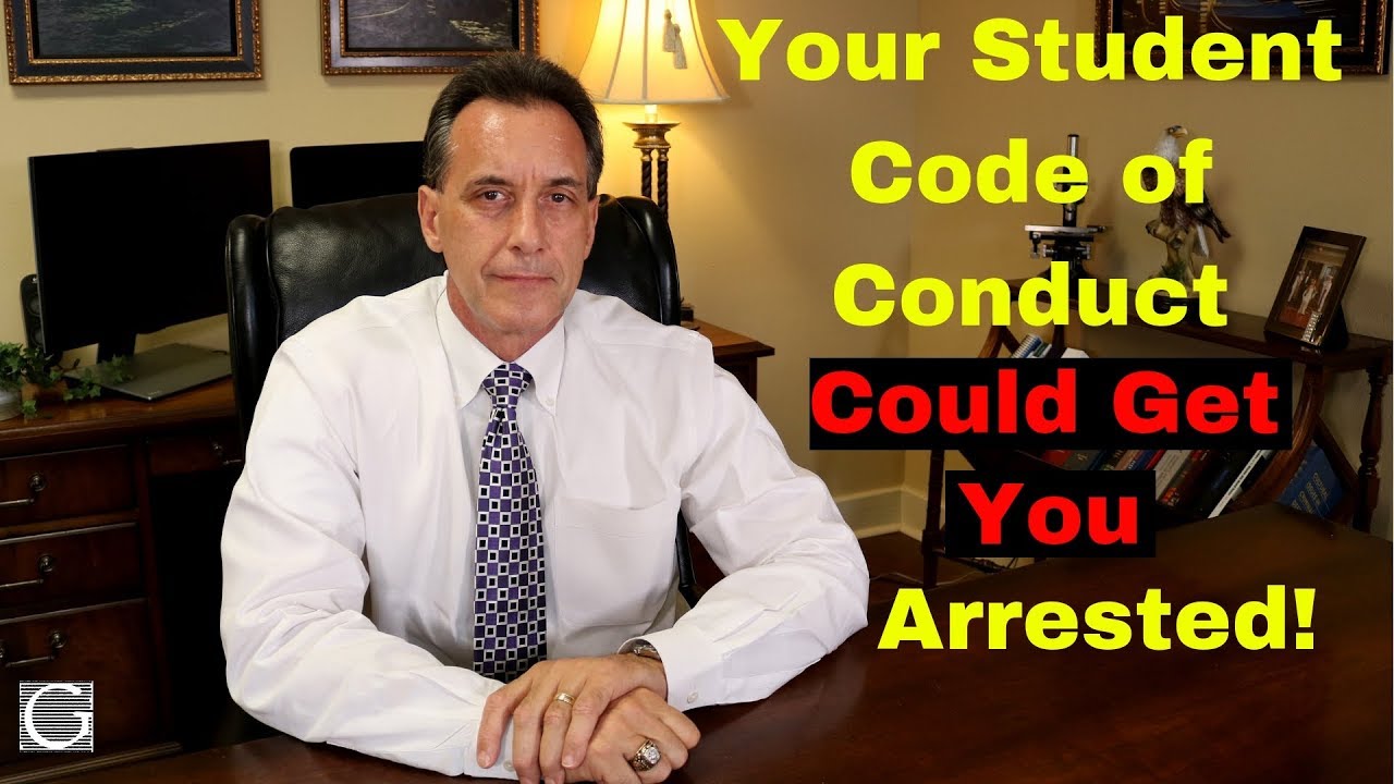 Your University Student Code of Conduct Can Land You in Jail