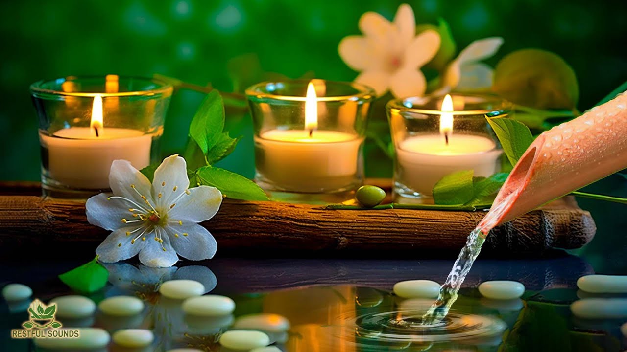 Relaxing Piano Music - Sound of Flowing Water, Relaxing Music, Nature Sounds, Music for Meditation.