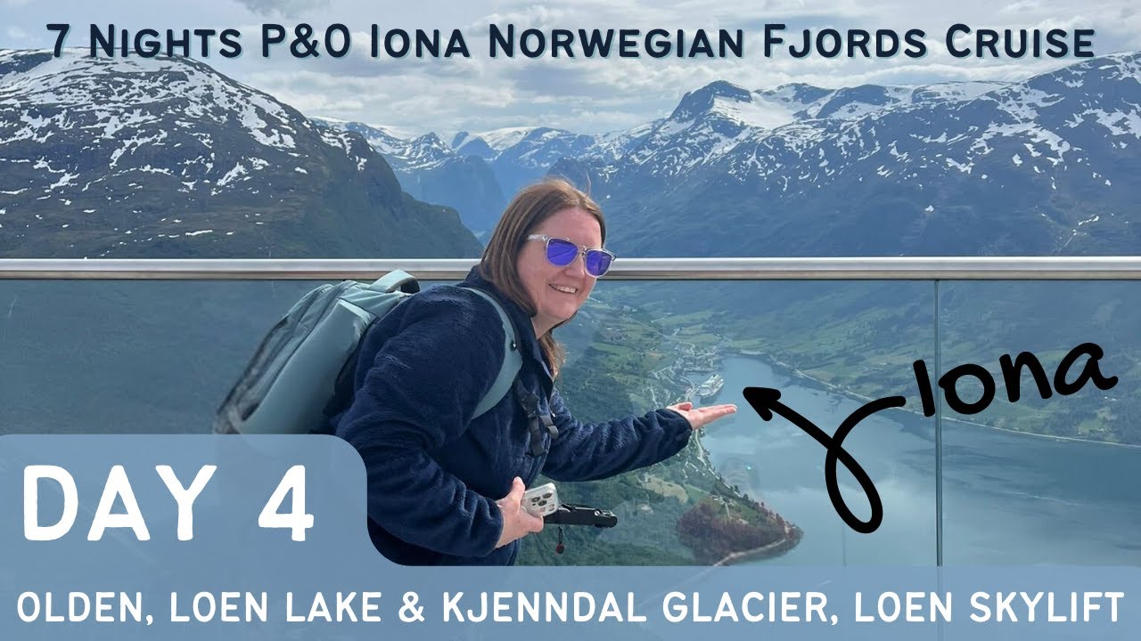 Olden, Loen Lake & Glacier, Skylift | Norwegian Fjords 7 Night P&O Cruise, Iona | Vlog Series Day 4