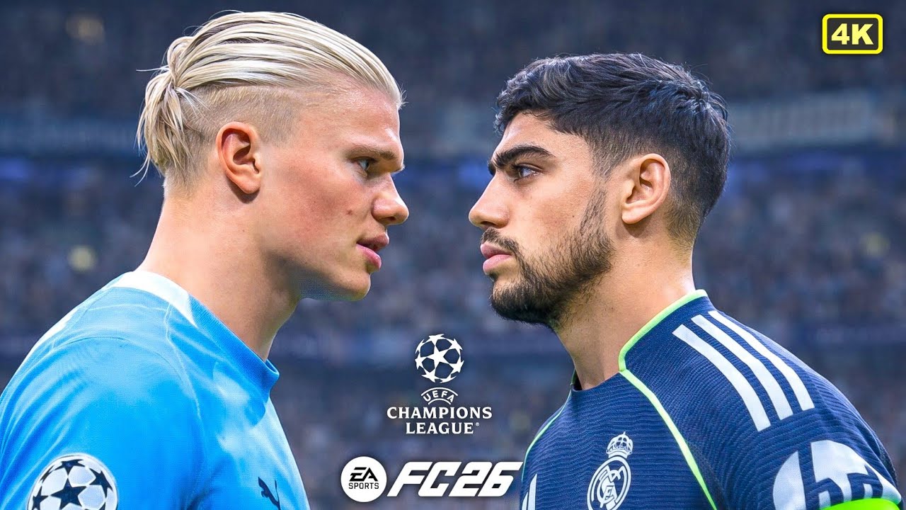 EA FC26 - Manchester City Vs Real Madrid Fc UEFA Champions League | PS5 4k Gameplay 