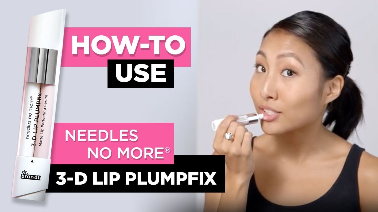 How to use needles no more&reg; 3-D LIP PLUMPfix