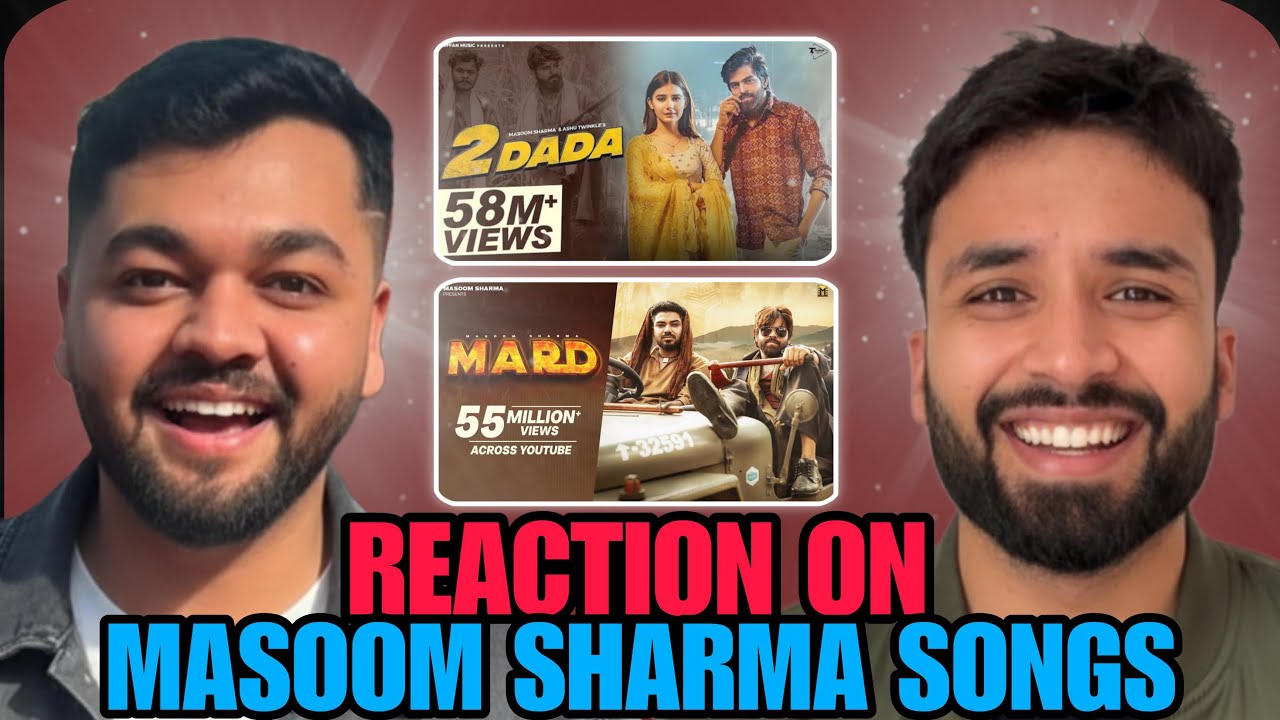 Haryana Day Special 💪 | Punjabi Boy’s Reaction on “Mard” & “2 Dada” by Masoom Sharma 🔥 |