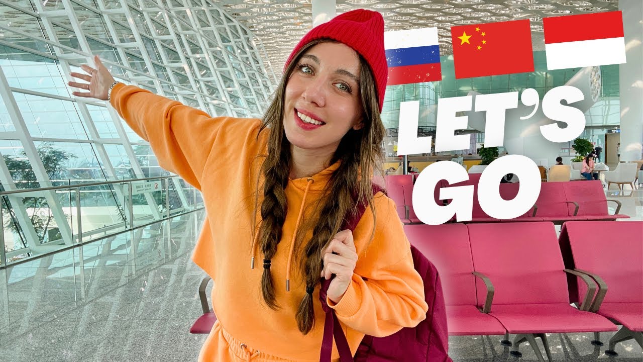 RUSSIAN GIRL TRAVELS from frozen Moscow to BALI in 24 HOURS 🇷🇺💅