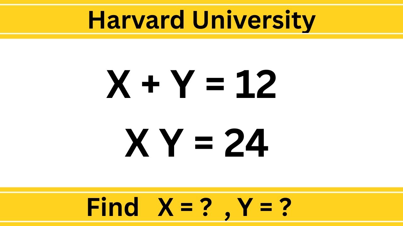 USA | A Tricky Algebra Olympaid Math Problem | Mind Blowing Explanation | Can You Solve This ?