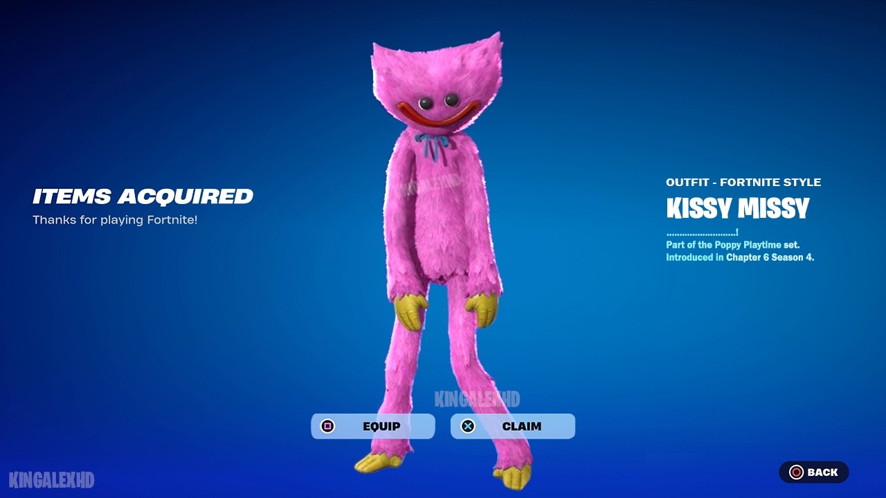 How To Get Kissy Missy Skin NOW FREE In Fortnite! (Unlocked LEGO Kissy Missy Style) Poppy Playtime