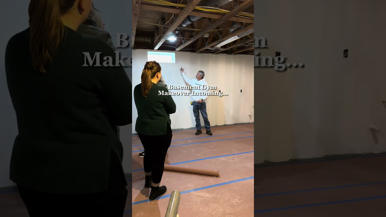 Basement Gym Makeover