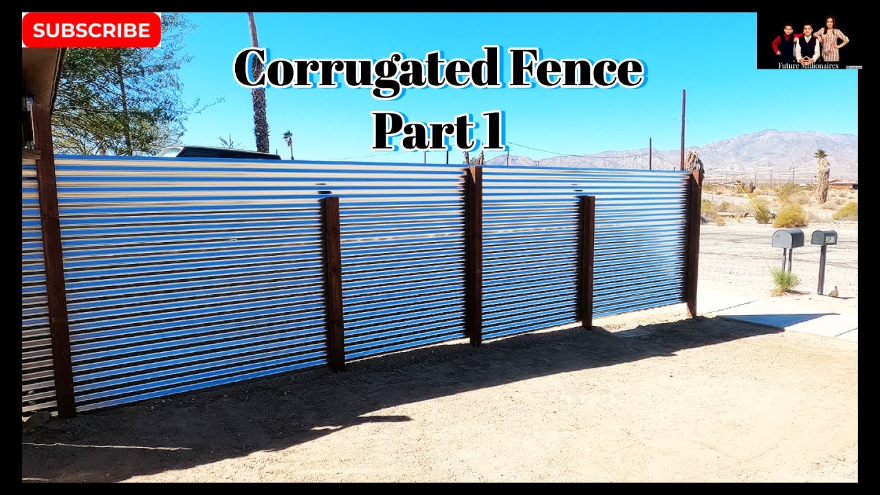 New Corrugated Fence Project
