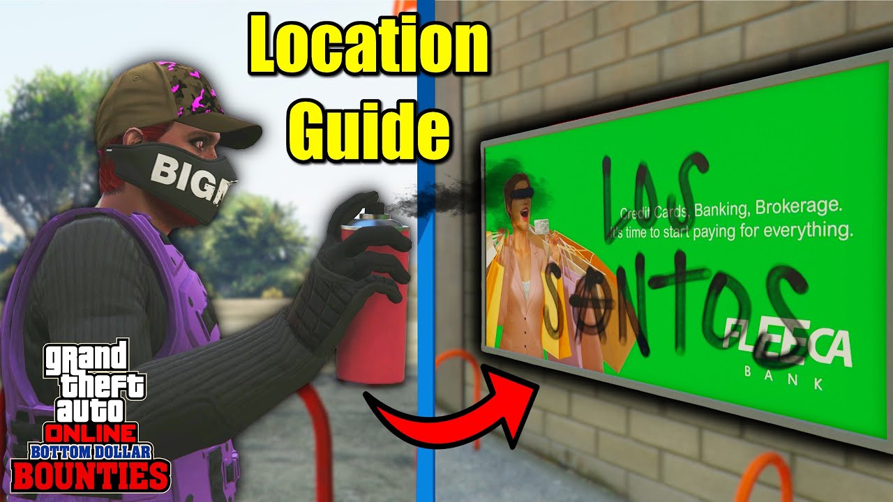 All Spray Paint Board Locations - GTA 5 Online LS Tags