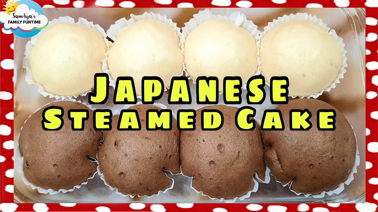Japanese Steamed Cake Recipe (Mushi-pan) | Classic and Double Chocolate Flavor
