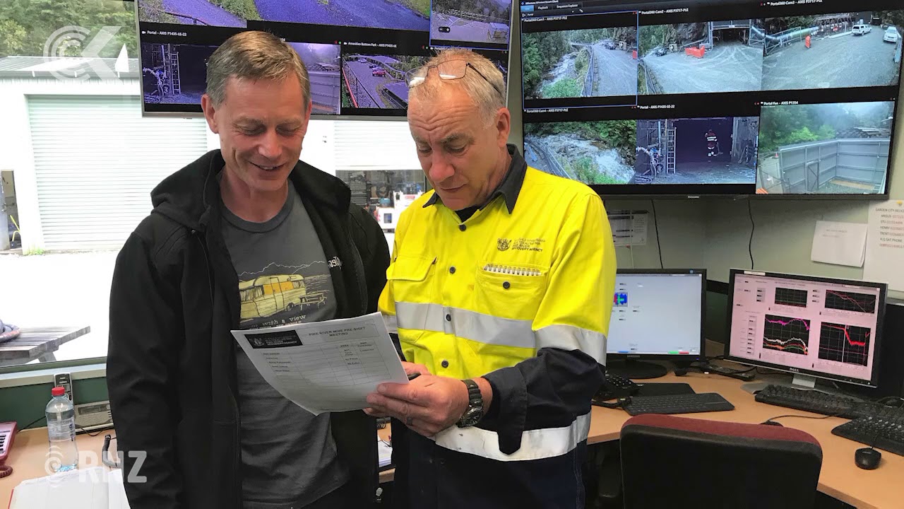Pike mine re-entry: Team step through 170m seal into drift