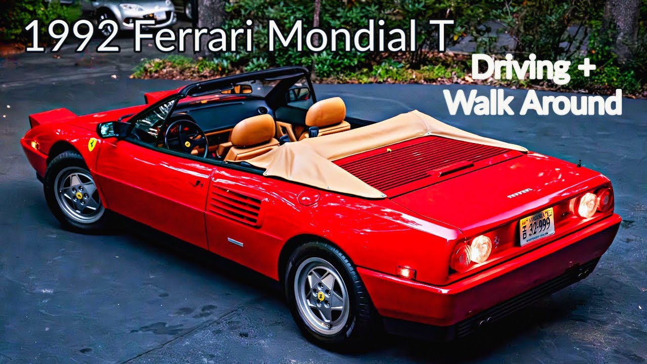 1992 Ferrari Mondial T 3.4l | Driving + Walk Around (For Sale On BAT!)