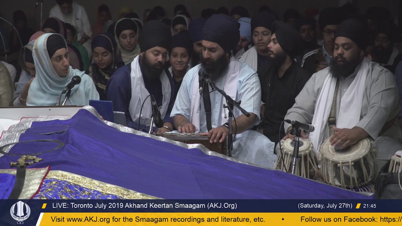 015 Toronto July 2019 Saturday Evening - Bhai Harsimran Singh Jee UK