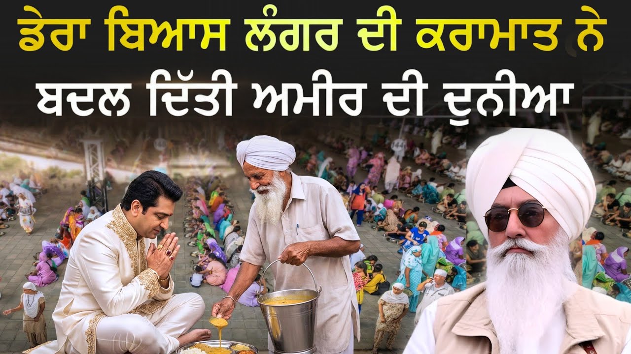 ਡੇਰਾ ਬਿਆਸ ਲੰਗਰ ਦੀ ਕਰਾਮਾਤ ਨੇ ਬਦਲ ਦਿੱਤੀ ਅਮੀਰ ਦੀ ਦੁਨੀਆ || Radha Soami Sakhi