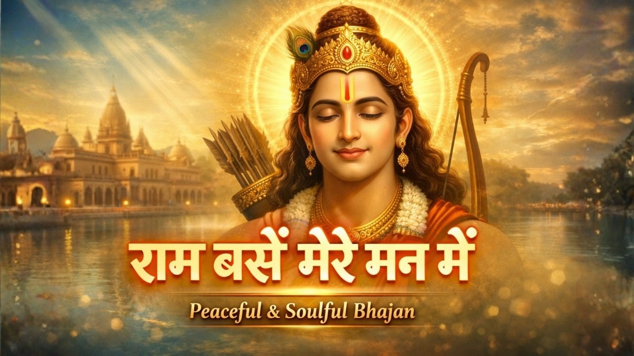 राम बसें मेरे मन में | Shanti & Bhakti Bhajan | Ram Naam Dhun | Peaceful Devotional Song