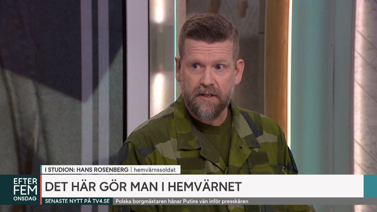 Det här gör man i Hemvärnet – hemvärnssoldaten förklarar | Efter fem | TV4 & TV4 Play