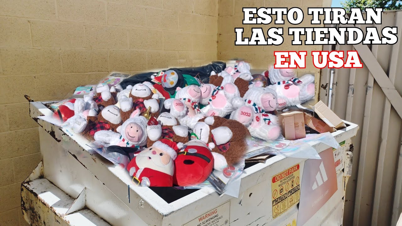 para las TIENDAS  en USA esto ya no sirve y lo TIRAN a la BASURA #dumpsterdiving #loquetiranenusa