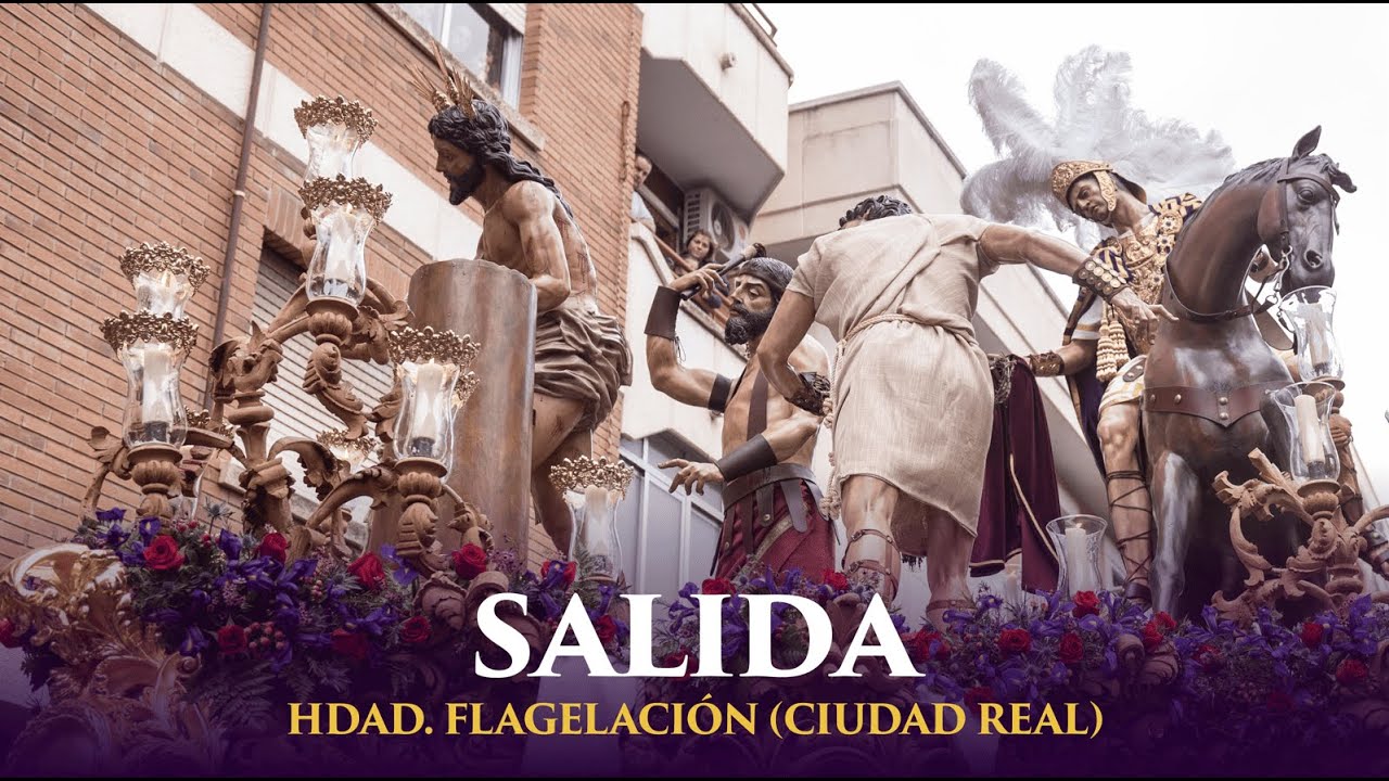 [4K] Salida | Flagelación de Ciudad Real | BCT Rescatado de La Solana | Miércoles Santo 2025
