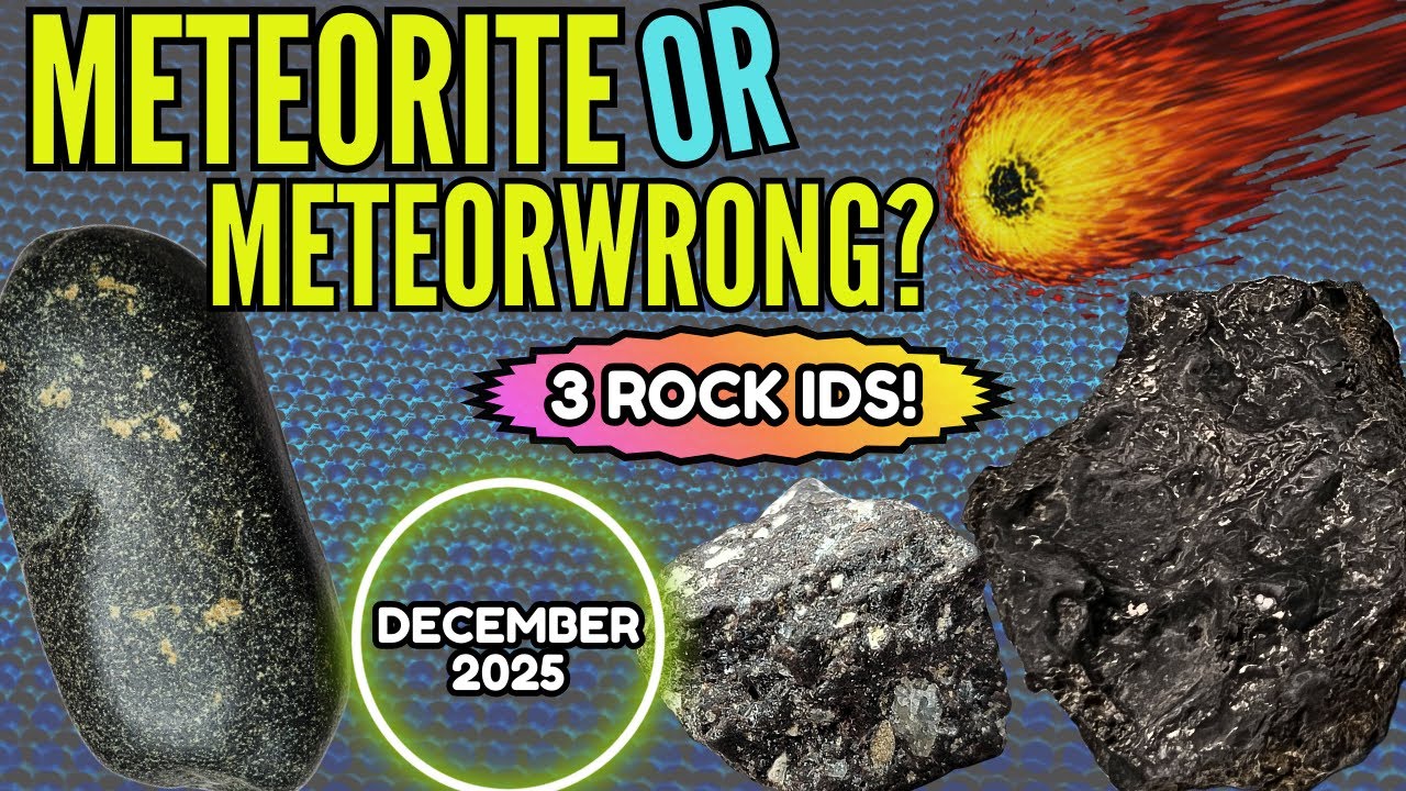 Это из космоса 👽 Метеорит или метеорит? ☄️ Идентификация горных пород для участников Patreon - де...