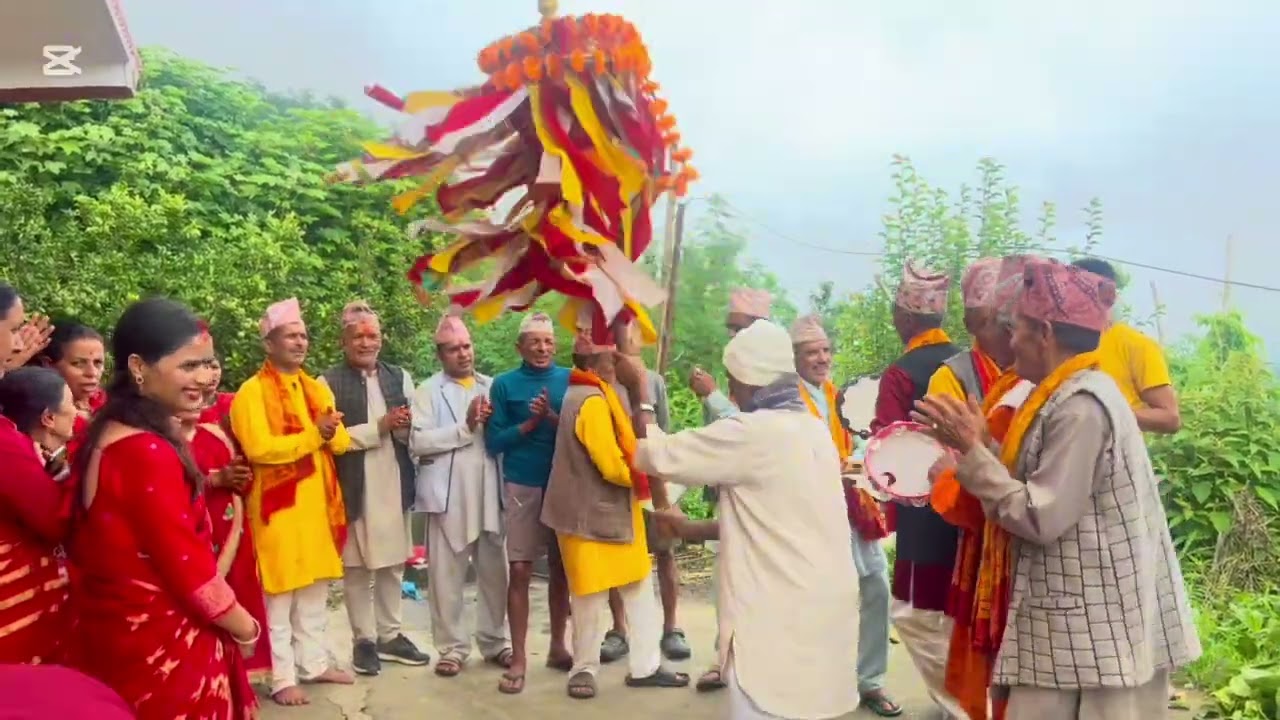 परम्परा अनुसार रुद्रि तथा सत्यनारायन पुजा सङै बालन ,भजन र छत्र नित्य गर्दै  सु सम्पन्न गरियो#puja 