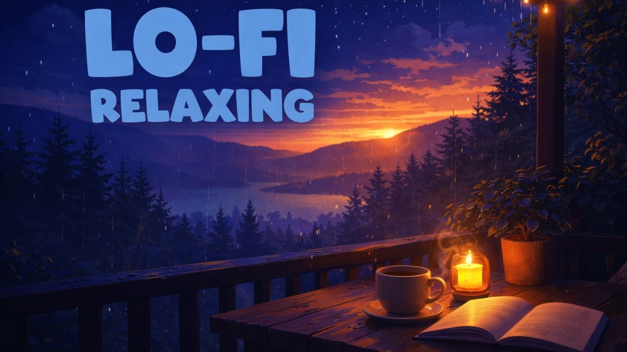 Rainy Evening Lofi 🌧️ Peaceful Balcony Ambience for Focus & Restel ato italiano ataco al perro azul