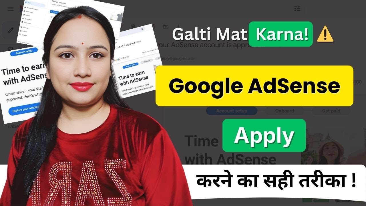 Google AdSense Apply Karne Ka Sahi Tarika 2026 | Rejection Se Kaise Bache (Hindi)