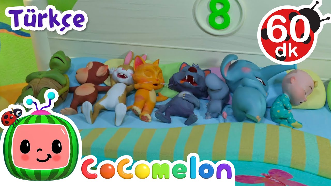 Yatakta 10 Yavru 🛌🏻 | CoComelon T&uuml;rk&ccedil;e | &Ccedil;izgi Film | Bebek Şarkıları