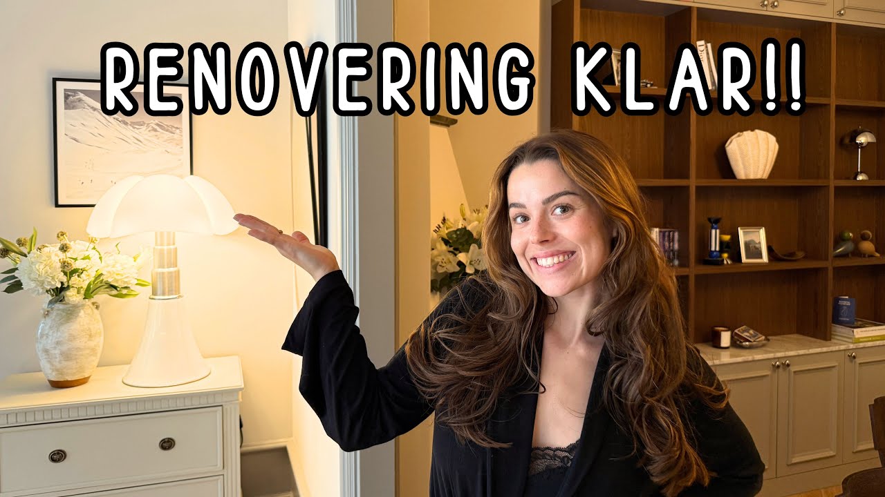 Nu är lägenheten färdig (!!) 😭 VLOGG