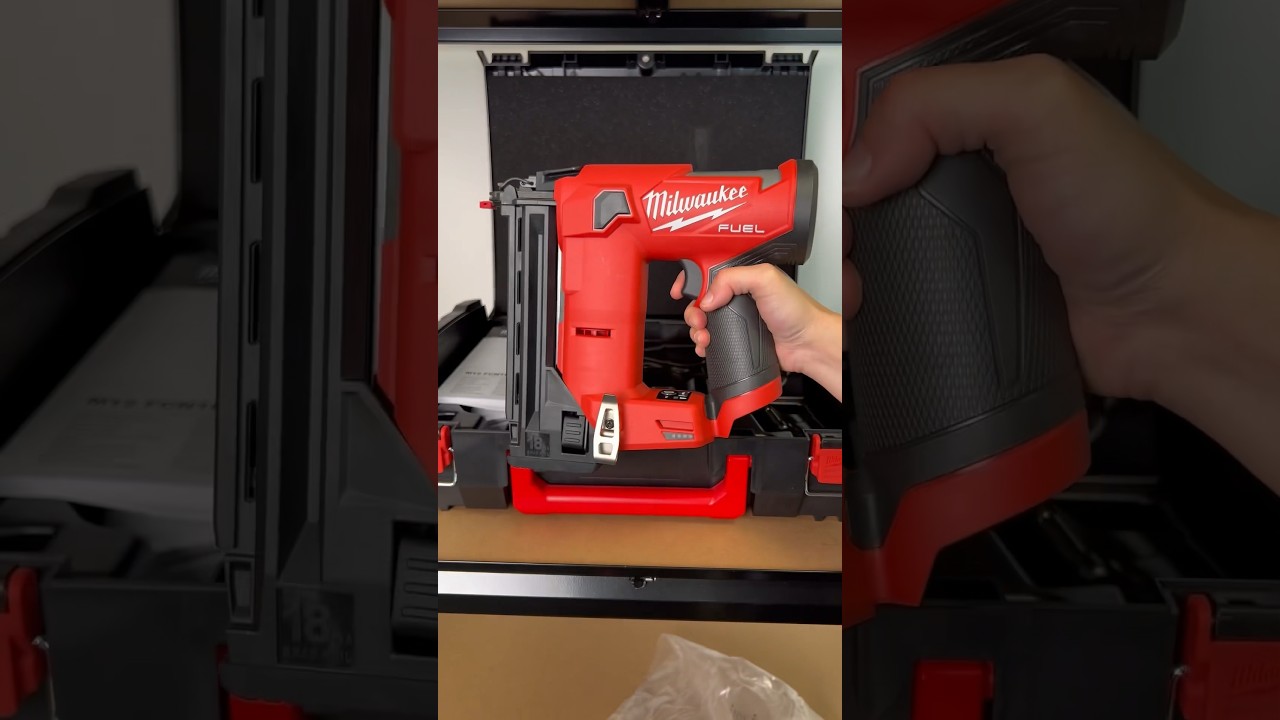NEW Milwaukee M12 FUEL 18GA Straight Brad Nailer #powertools