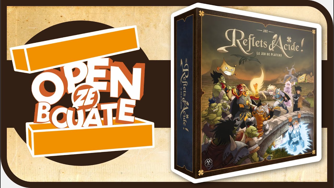 Reflets d'Acide - Le Jeu de Plateau - Unboxing