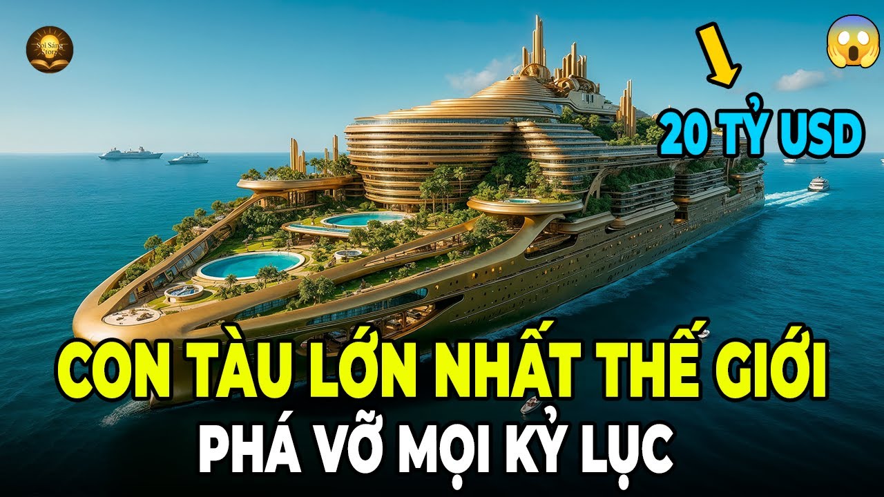Siêu Tàu 20 Tỷ USD Lớn Nhất Thế Giới Gây Chấn Động Khi Phá Vỡ Mọi Kỷ Lục
