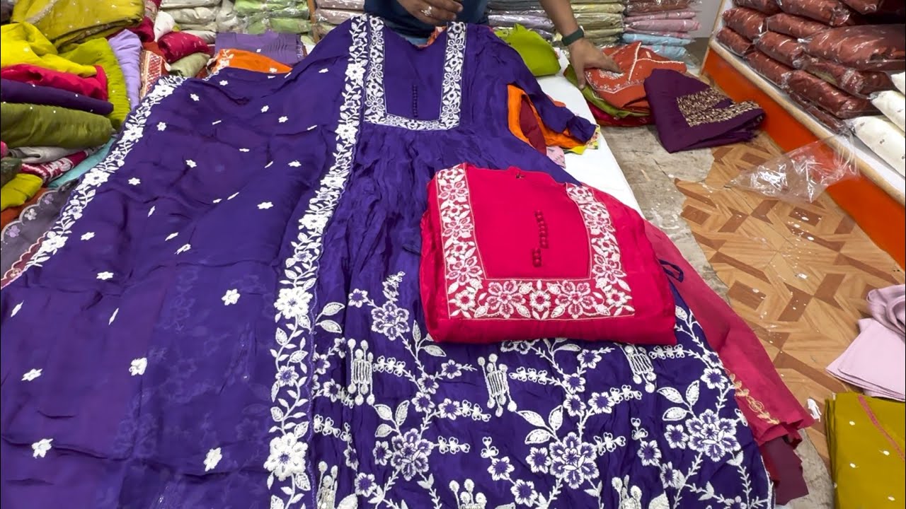 Chickpet Bangalore Wholesale Boutique Designer Kurti Set Collection Single Courier Avl 