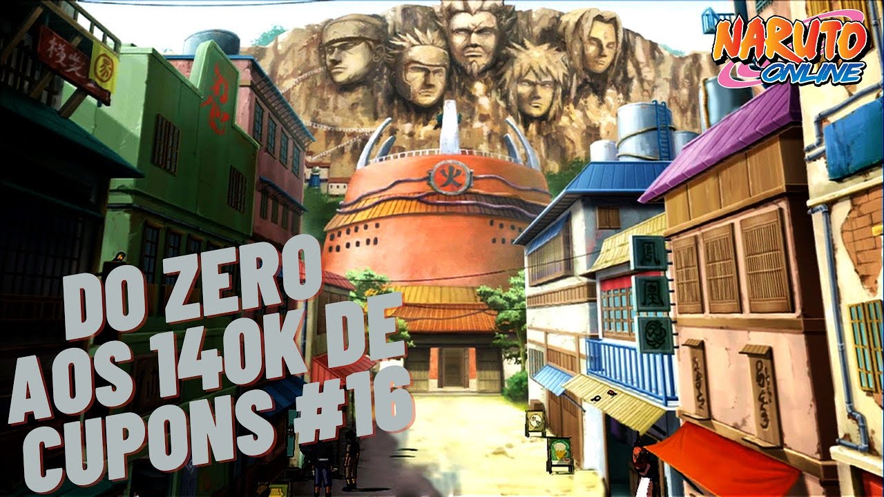 Do zero aos 140k. A vontade de desistir é grande mas a persistência ainda é maior! Naruto Online