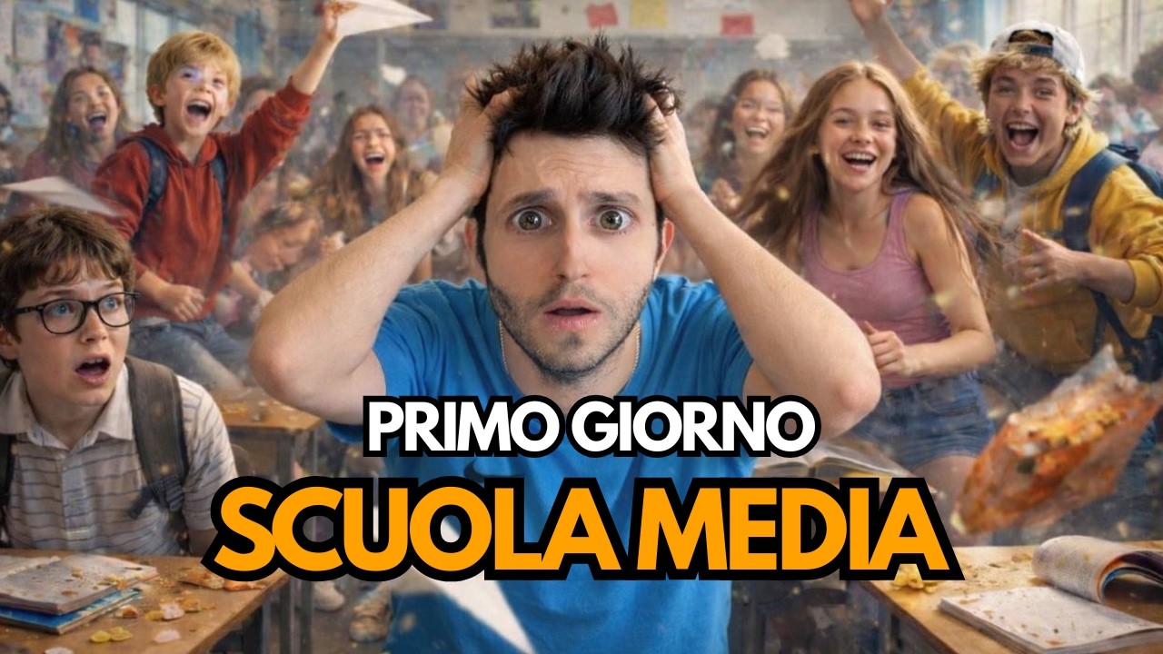 IO A 10 Anni al PRIMO GIORNO Di Scuola Media | SOLO E TERRORIZZATO