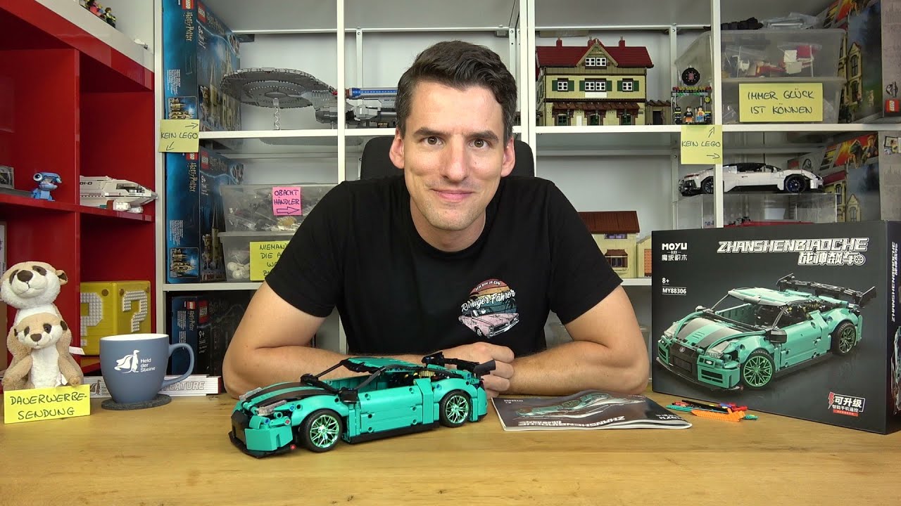 Alternative zu Legos McLaren oder Corvette für unter 40€ mit 1190 Teilen und RC-bereit: MoYu® 88306