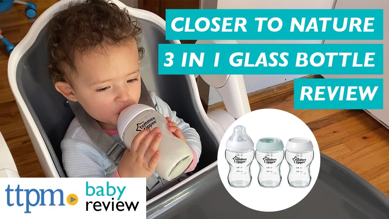 Closer to Nature 3 in 1 Glass Bottle from Tommee Tippee