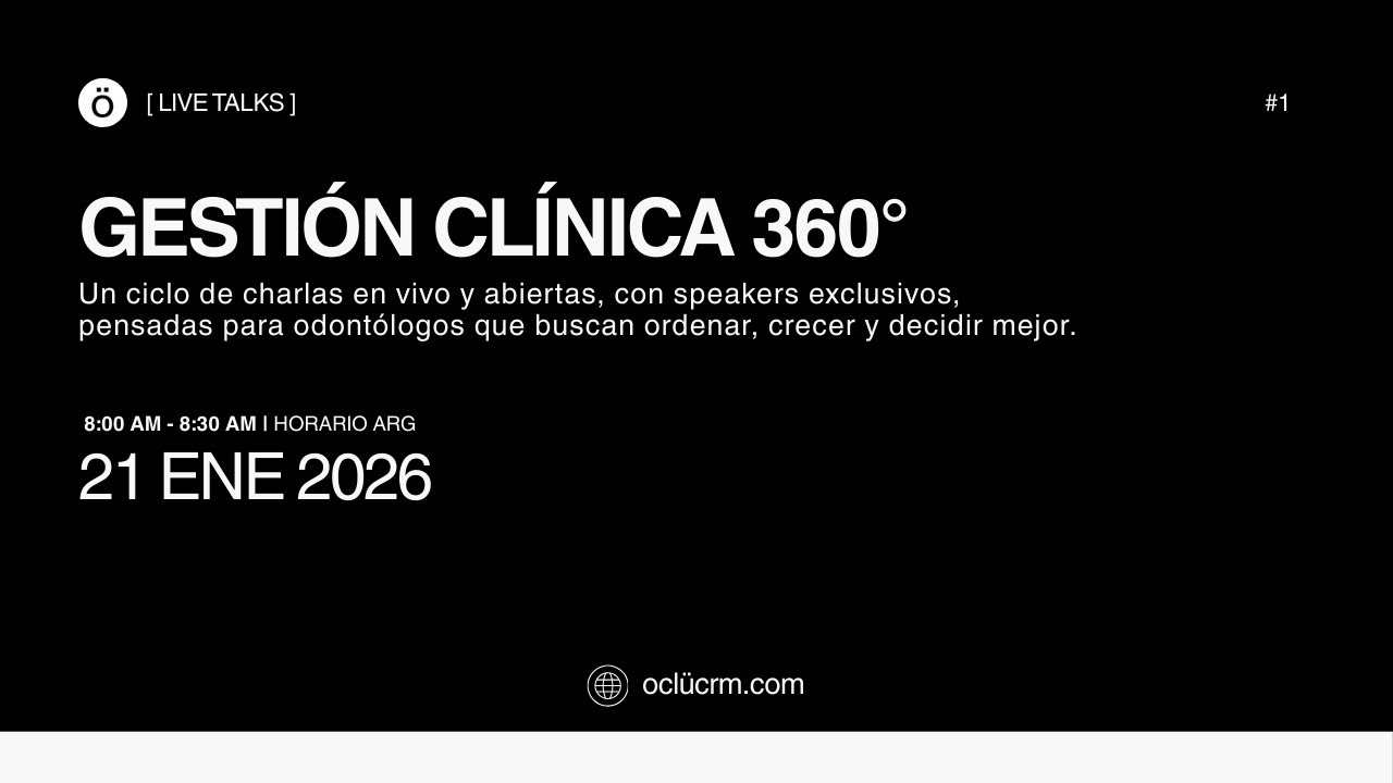 LIVE TALK · GESTIÓN CLÍNICA 360° #1