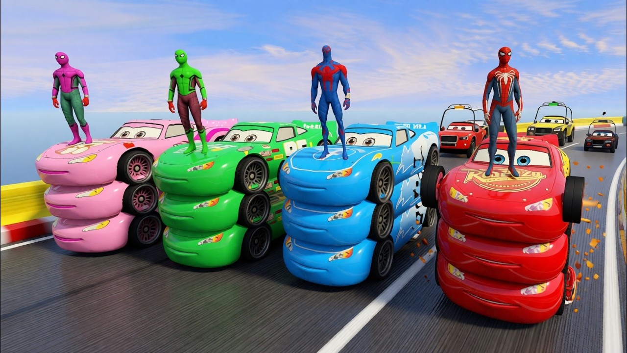 الرجل العنكبوت انقاذ باتمان Spider-Man Rescue batman vs iron man vs venom funny Game GTA 5 superhero